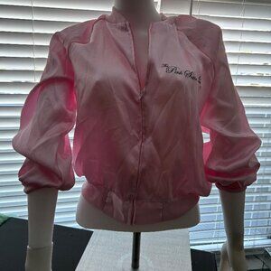 50's Style "Grease" Pink Ladies Costume Jacket Medium New  Hal1